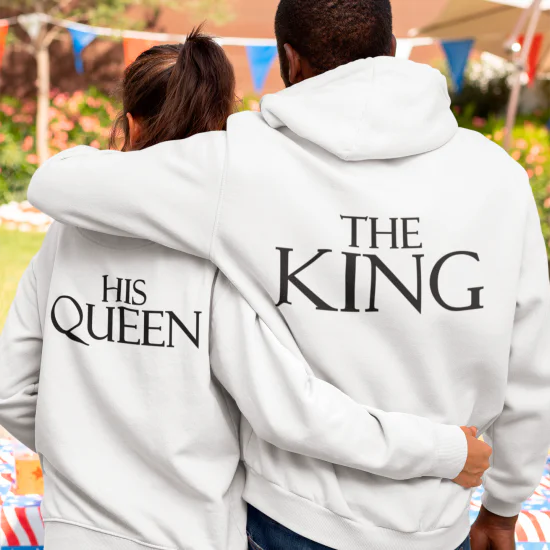 strygestof af høj kvalitet, The king / his queen - strygemærker The king / his queen - strygemærker
