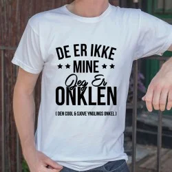 De er ikke mine - jeg er onklen - strygemærke