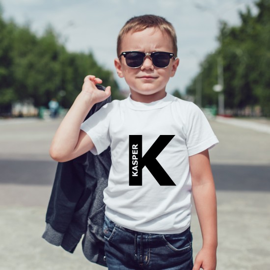 High-quality heat transfer vinyl, Personalised heat transfer vinyl with a capital letter and name Personalised heat transfer vinyl with a capital letter and name
